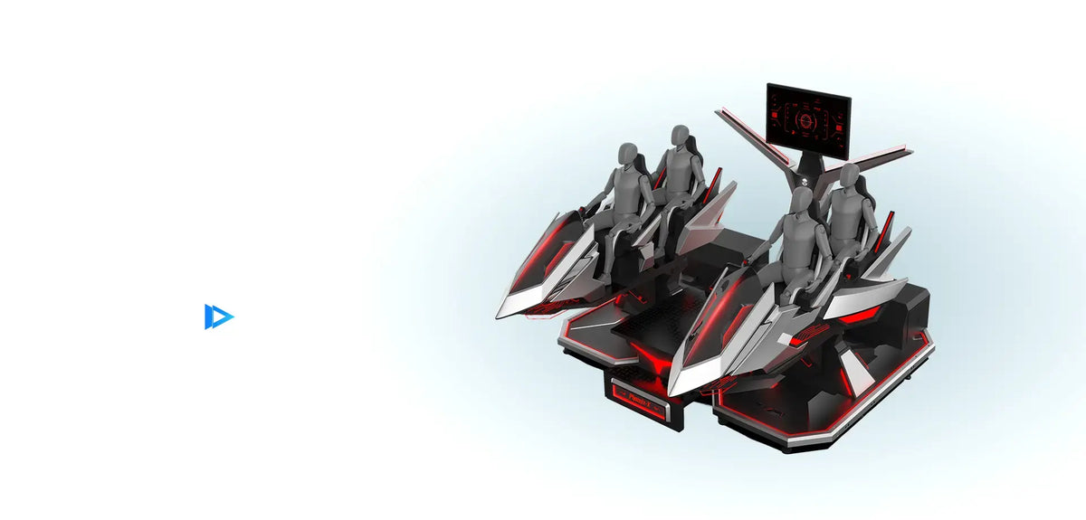 VR Spaceship Simulator – Four-Seat Sci-Fi Motion Mecha – MNX-CVR-SPACESHIP-4S – photo 1 of 17