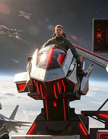 VR Spaceship Simulator – Four-Seat Sci-Fi Motion Mecha – MNX-CVR-SPACESHIP-4S – photo 15 of 17