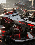 VR Spaceship Simulator – Four-Seat Sci-Fi Motion Mecha – MNX-CVR-SPACESHIP-4S – photo 14 of 17