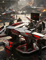 VR Spaceship Simulator – Four-Seat Sci-Fi Motion Mecha – MNX-CVR-SPACESHIP-4S – photo 11 of 17