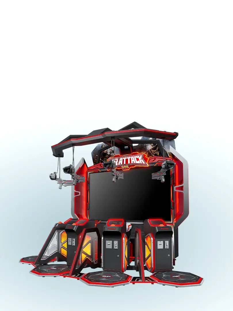 Shooting Arcade Machine – Four-Player VR Tactical Squad Station – MNX-CVR-TACT-4P – photo 2 of 15