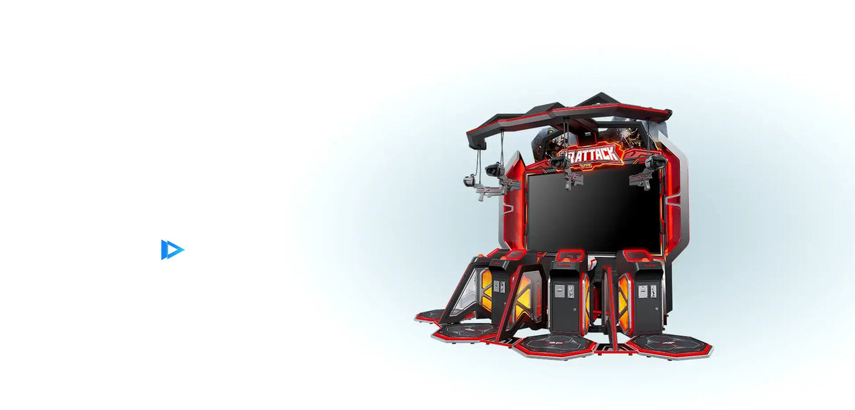 Shooting Arcade Machine – Four-Player VR Tactical Squad Station – MNX-CVR-TACT-4P – photo 1 of 15