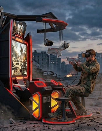 Shooting Arcade Machine – Four-Player VR Tactical Squad Station – MNX-CVR-TACT-4P – photo 9 of 15