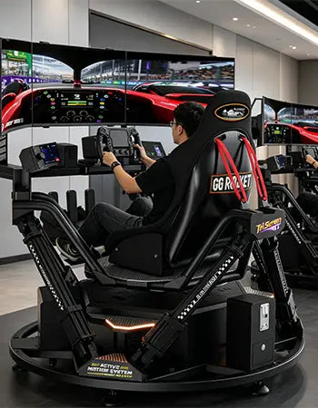 Racing Simulator Arcade – Long-Stroke 6DOF Cockpit for AAA Racing Games – MNX-CVR-TRIGT-6DOF – photo 13 of 14