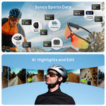 BleeqUp Ranger – Gafas Deportivas con Cámara AI - Lentes Zeiss Metanexus XR