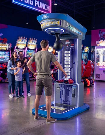 Boxing Arcade Machine – Neon Punch Strength Tester for Malls – MNX-CVR-BIGPUNCH-1P – photo 9 of 14