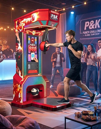 Kick Boxing Machine – Punch and Kick Strength Arcade – MNX-CVR-PUNCHKICK-1P – photo 12 of 14