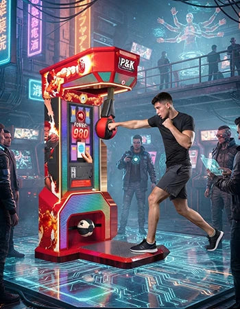 Kick Boxing Machine – Punch and Kick Strength Arcade – MNX-CVR-PUNCHKICK-1P – photo 9 of 14