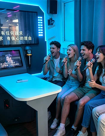 Karaoke Booth – Soundproof Self-Service Room for 4–6 People – MNX-CVR-KTV-6P – photo 12 of 14