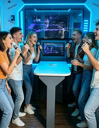 Karaoke Booth – Soundproof Self-Service Room for 4–6 People – MNX-CVR-KTV-6P – photo 11 of 14