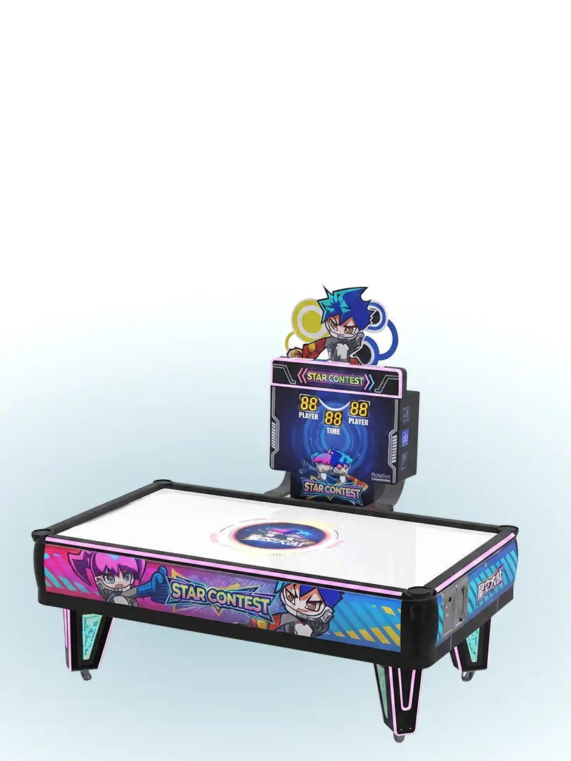 Commercial Air Hockey Table – Smart-Scoring Arcade Edition – MNX-CVR-AIRHOCKEY-2P – photo 2 of 14