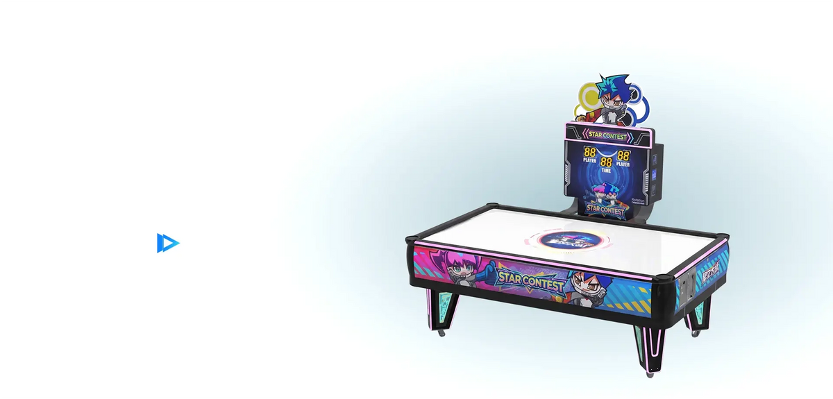 Commercial Air Hockey Table – Smart-Scoring Arcade Edition – MNX-CVR-AIRHOCKEY-2P – photo 1 of 14