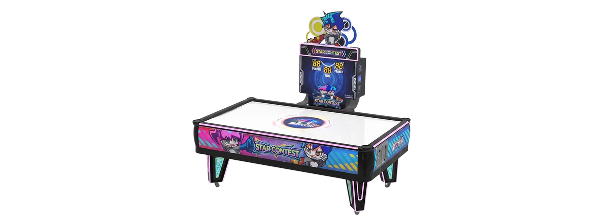 Commercial Air Hockey Table – Smart-Scoring Arcade Edition – MNX-CVR-AIRHOCKEY-2P – photo 4 of 14