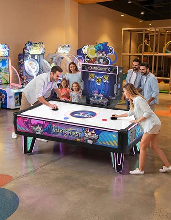 Commercial Air Hockey Table – Smart-Scoring Arcade Edition – MNX-CVR-AIRHOCKEY-2P – photo 11 of 14