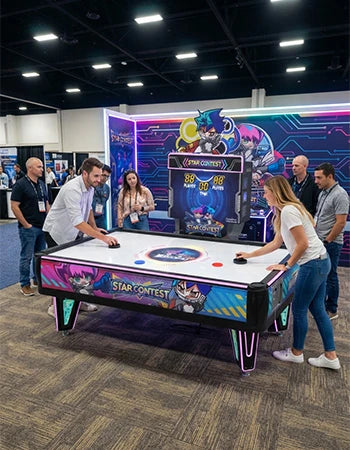 Commercial Air Hockey Table – Smart-Scoring Arcade Edition – MNX-CVR-AIRHOCKEY-2P – photo 10 of 14