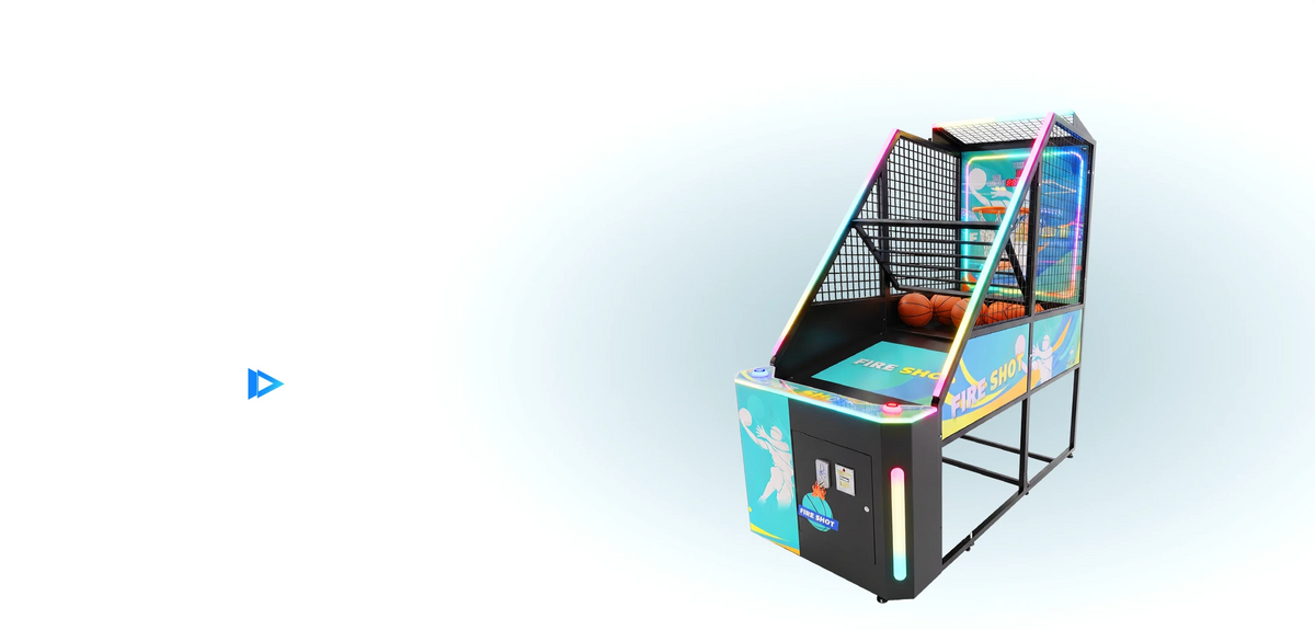 Basketball Arcade Machine – Neon Two-Player Shooter – MNX-CVR-BBALL-NEON – photo 1 of 14