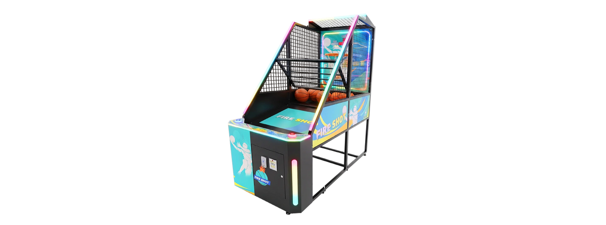 Basketball Arcade Machine – Neon Two-Player Shooter – MNX-CVR-BBALL-NEON – photo 4 of 14