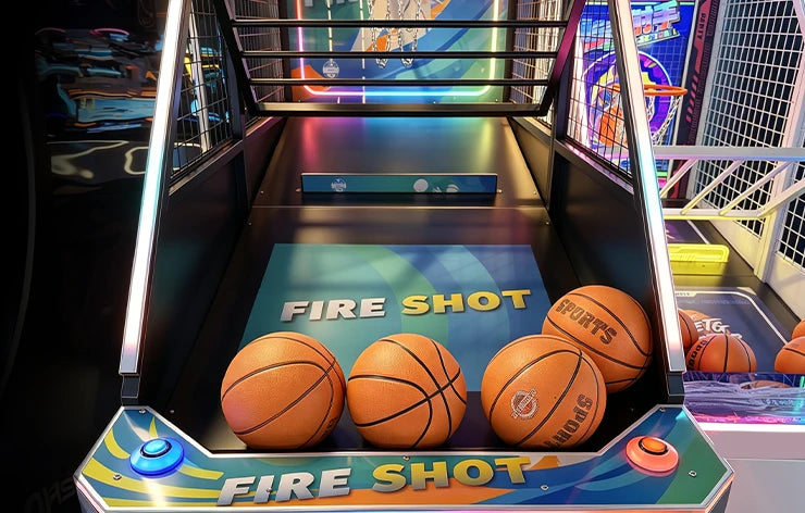 Basketball Arcade Machine – Neon Two-Player Shooter – MNX-CVR-BBALL-NEON – photo 8 of 14