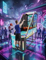 Basketball Arcade Machine – Neon Two-Player Shooter – MNX-CVR-BBALL-NEON – photo 14 of 14