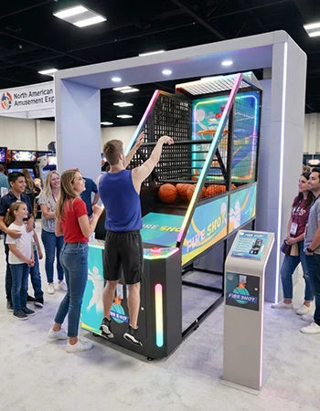 Basketball Arcade Machine – Neon Two-Player Shooter – MNX-CVR-BBALL-NEON – photo 10 of 14