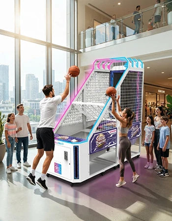 Kids Basketball Arcade Game – Moving Hoops with Ticket Prizes – MNX-CVR-BBALL-KIDS – photo 11 of 14