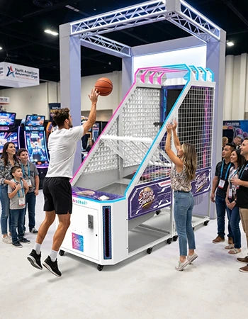 Kids Basketball Arcade Game – Moving Hoops with Ticket Prizes – MNX-CVR-BBALL-KIDS – photo 10 of 14