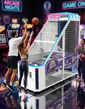 Kids Basketball Arcade Game – Moving Hoops with Ticket Prizes – MNX-CVR-BBALL-KIDS – photo 9 of 14