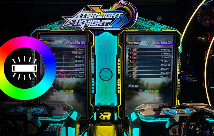 Kids Racing Arcade – Two-Player Train Racer with Nitro Boost – MNX-CVR-KIDSTRAIN-2P – photo 8 of 14