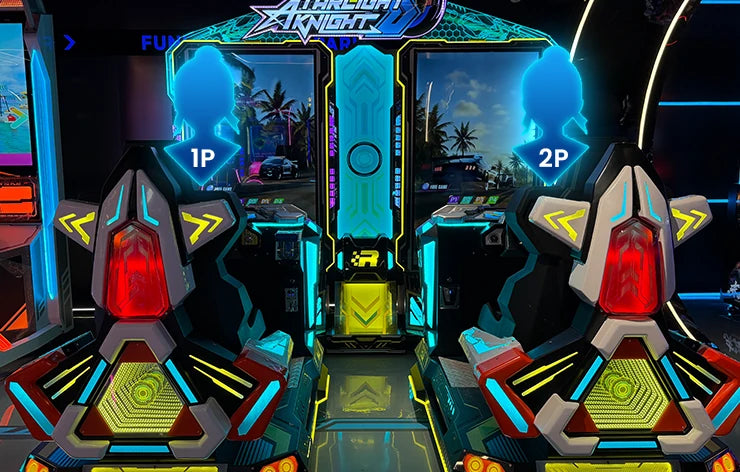 Kids Racing Arcade – Two-Player Train Racer with Nitro Boost – MNX-CVR-KIDSTRAIN-2P – photo 6 of 14