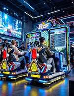 Kids Racing Arcade – Two-Player Train Racer with Nitro Boost – MNX-CVR-KIDSTRAIN-2P – photo 13 of 14