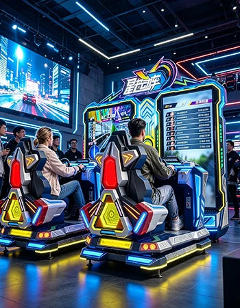 Kids Racing Arcade – Two-Player Train Racer with Nitro Boost – MNX-CVR-KIDSTRAIN-2P – photo 13 of 14