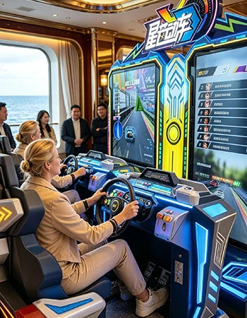 Kids Racing Arcade – Two-Player Train Racer with Nitro Boost – MNX-CVR-KIDSTRAIN-2P – photo 12 of 14