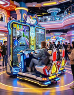 Kids Racing Arcade – Two-Player Train Racer with Nitro Boost – MNX-CVR-KIDSTRAIN-2P – photo 10 of 14