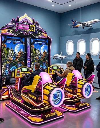 Flight Simulator Arcade – Two-Player Giant-Screen Air Combat Cabin – MNX-CVR-AIRCOMBAT-2P – photo 10 of 14