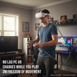 VR link cable 3m package box, SKU 680400246A — Metanexus XR