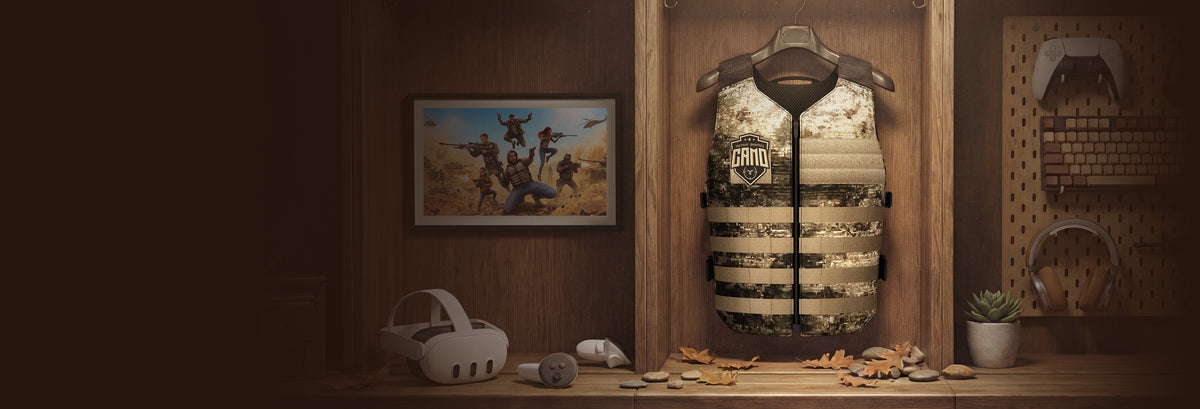 Camo Haptic Vest Bundle – MOLLE Camouflage Vest plus Arm Sleeves – camo haptic vest bundle – photo 10 of 15
