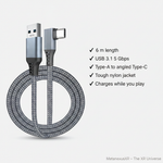 USB-A to Type-C 6m VR cable for room-scale gaming — Metanexus XR