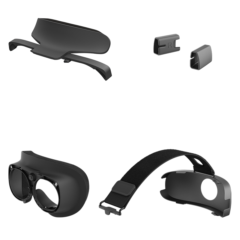 VR Accessories Pack – Face Gasket, MR Gasket, Top Strap and Temple Clips – vr accessories pack – photo 1 of 1