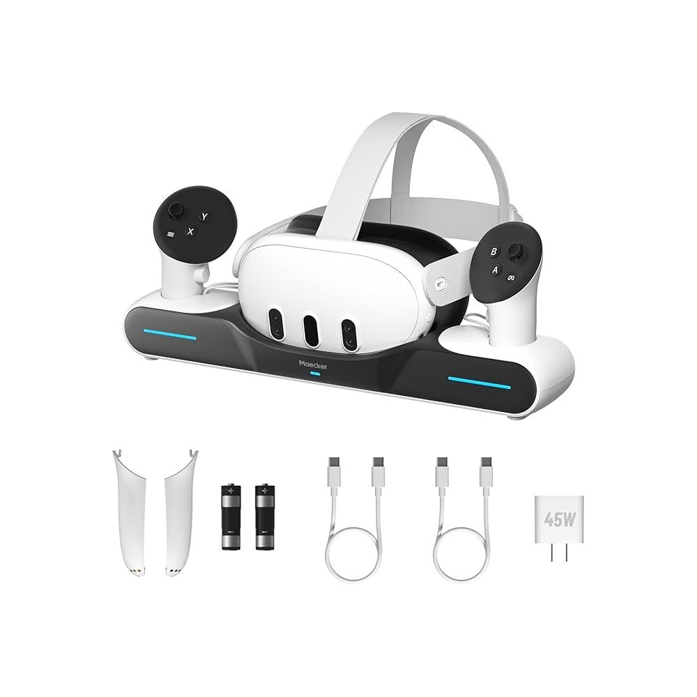 Quest 3 Charging Stand – Compact Desk Dock for Headset and Controllers – quest 3 charging stand – photo 1 of 1