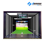 MetaNexusXR interactive projection football simulator, featuring a dynamic penalty shootout game. | MetaNexusXR