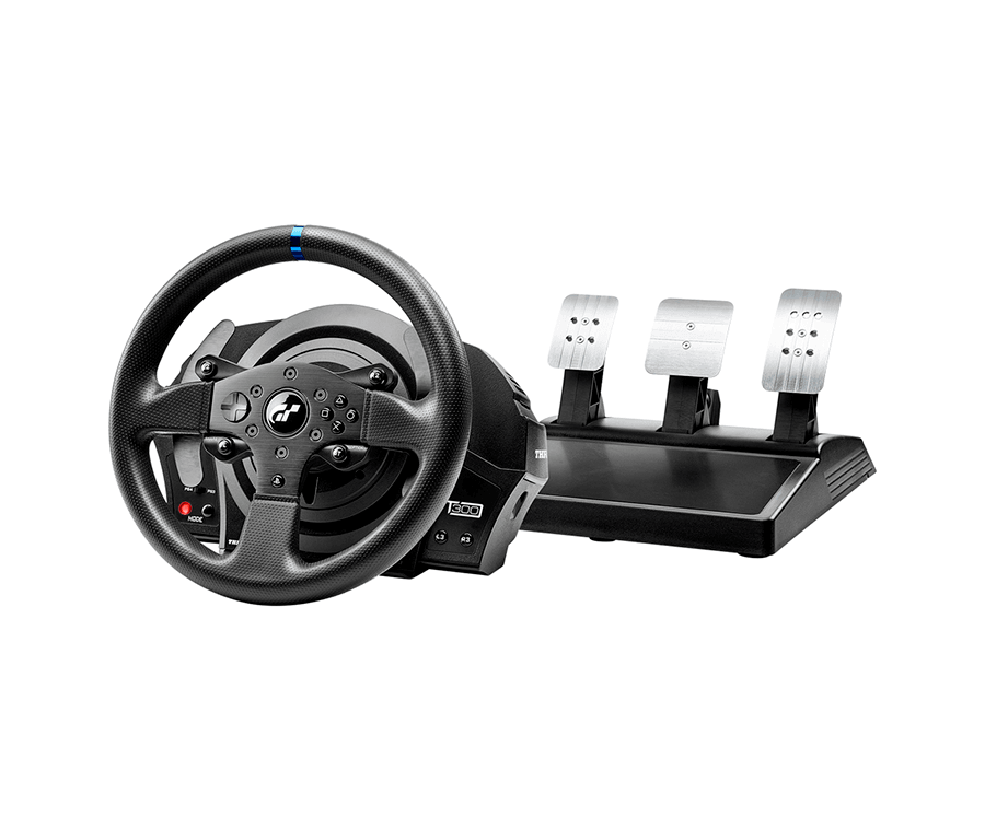 Steering Wheel and Pedals – 25 W Brushless GT Set with 3 Pedals – steering wheel and pedals – photo 1 of 1