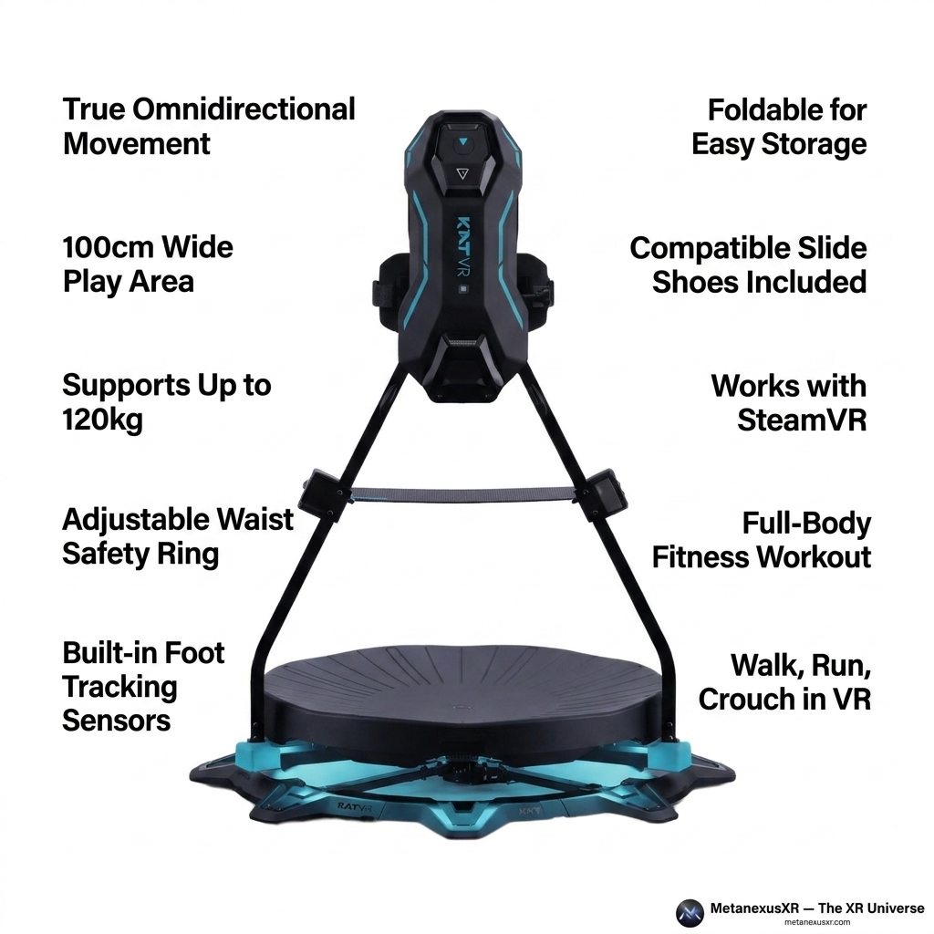 Omnidirectional Platform – Full-Body Virtual Reality Fitness — MetanexusXR — The XR Universe