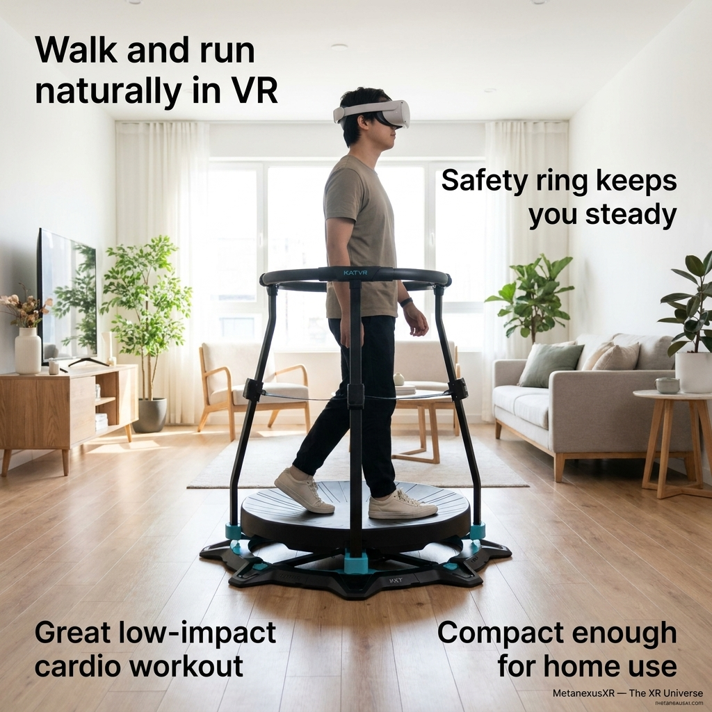 Omnidirectional Platform – Full-Body Virtual Reality Fitness — MetanexusXR — The XR Universe