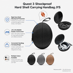 Quest 3 Shockproof Hard Shell Carrying Handbag JYS — MetanexusXR — The XR Universe
