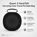 Quest 3 Hard EVA Carrying Case Travel Portable Bag — MetanexusXR — The XR Universe
