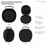 Quest 3 Hard EVA Carrying Case Travel Portable Bag — MetanexusXR — The XR Universe