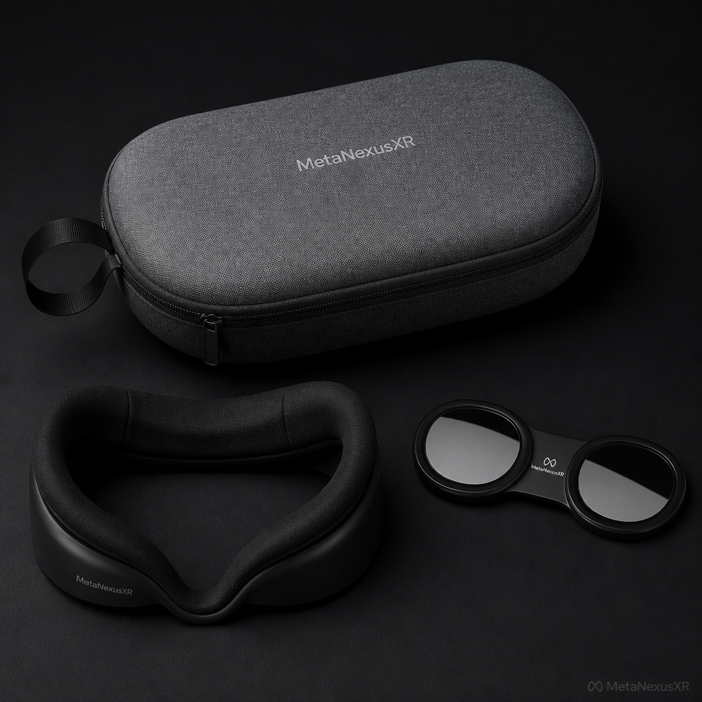 Quest 2 Storage Bag Face Mask Lens Cover Set — MetanexusXR — The XR Universe