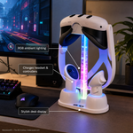 Meta Quest 3 RGB stand side profile, SKU 681700537A