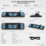 Meta Quest 3 charging station side profile, SKU 6813000051A