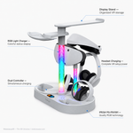 IPEGA PS5 VR stand RGB lighting detail, SKU 680701350A